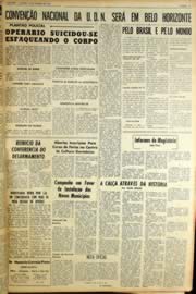 Página do jornal Unitário de janeiro de 1964