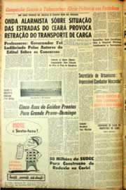 Página do jornal Unitário de janeiro de 1964