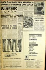 Página do jornal Unitário de fevereiro de 1964