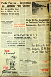 Página do jornal Unitário de fevereiro de 1964