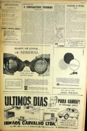 Página do jornal Unitário de fevereiro de 1964