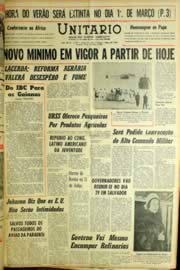 Página do jornal Unitário de fevereiro de 1964