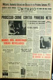 Página do jornal Unitário de março de 1964