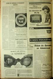 Página do jornal Unitário de março de 1964