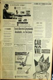 Página do jornal Unitário de março de 1964
