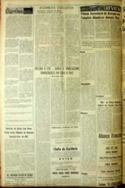 Página do jornal Unitário de março de 1964