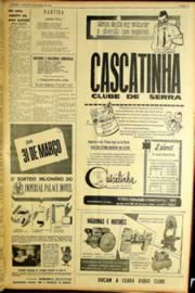 Página do jornal Unitário de março de 1964