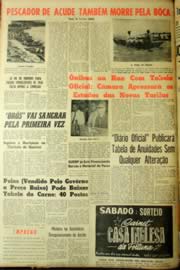 Página do jornal Unitário de março de 1964