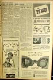 Página do jornal Unitário de março de 1964
