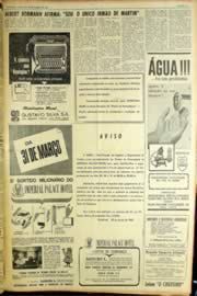 Página do jornal Unitário de março de 1964