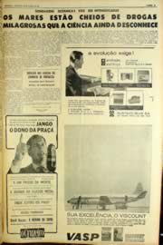 Página do jornal Unitário de março de 1964
