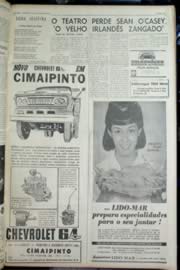 Página do jornal Unitário de outubro de 1964