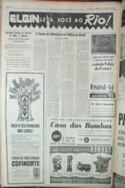 Página do jornal Unitário de outubro de 1964