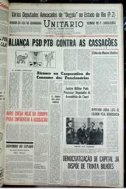 Página do jornal Unitário de outubro de 1964