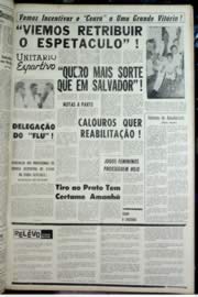 Página do jornal Unitário de outubro de 1964