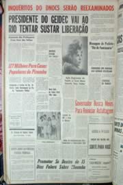 Página do jornal Unitário de outubro de 1964