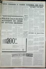 Página do jornal Unitário de novembro de 1964