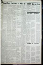 Página do jornal Unitário de novembro de 1964