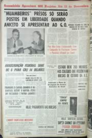 Página do jornal Unitário de novembro de 1964