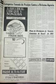 Página do jornal Unitário de novembro de 1964