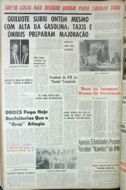 Página do jornal Unitário de novembro de 1964