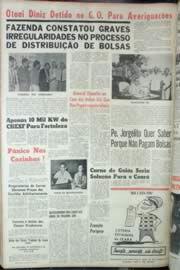 Página do jornal Unitário de novembro de 1964