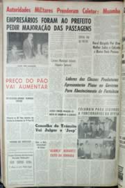 Página do jornal Unitário de novembro de 1964