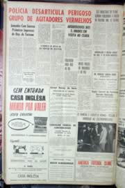 Página do jornal Unitário de novembro de 1964