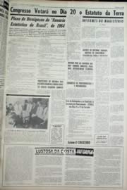 Página do jornal Unitário de novembro de 1964