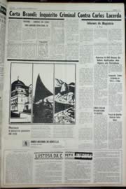 Página do jornal Unitário de novembro de 1964
