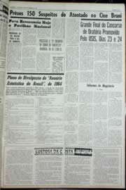 Página do jornal Unitário de novembro de 1964