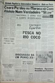 Página do jornal Unitário de novembro de 1964