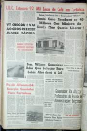 Página do jornal Unitário de novembro de 1964