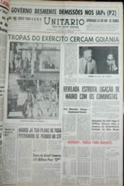 Página do jornal Unitário de novembro de 1964