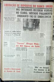 Página do jornal Unitário de novembro de 1964