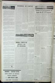 Página do jornal Unitário de novembro de 1964