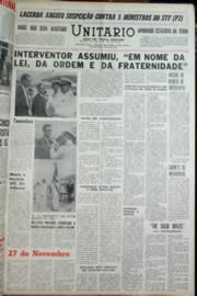 Página do jornal Unitário de novembro de 1964