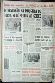 Página do jornal Unitário de novembro de 1964
