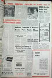 Página do jornal Unitário de novembro de 1964