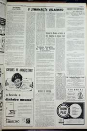 Página do jornal Unitário de novembro de 1964