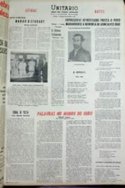 Página do jornal Unitário de dezembro de 1964