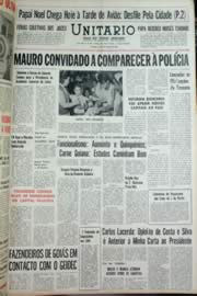 Página do jornal Unitário de dezembro de 1964
