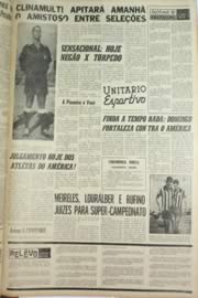 Página do jornal Unitário de dezembro de 1964