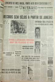 Página do jornal Unitário de dezembro de 1964