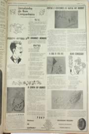 Página do jornal Unitário de dezembro de 1964