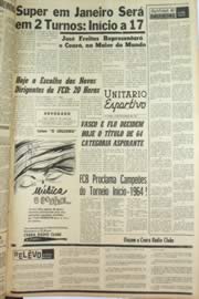 Página do jornal Unitário de dezembro de 1964