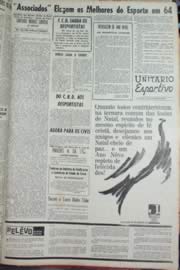 Página do jornal Unitário de dezembro de 1964