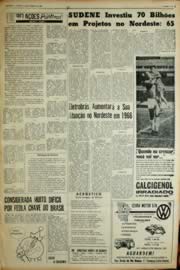 Página do jornal Unitário de janeiro de 1966