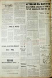 Página do jornal Unitário de janeiro de 1966