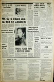 Página do jornal Unitário de janeiro de 1966